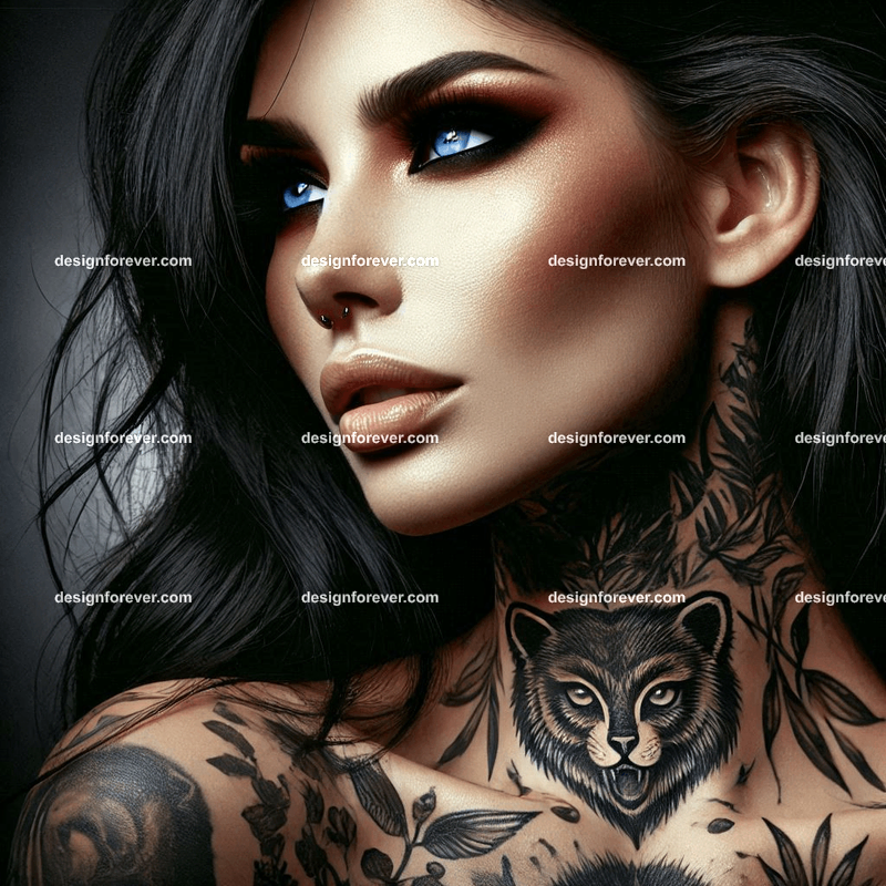 Young female sorcerer fantasy shot