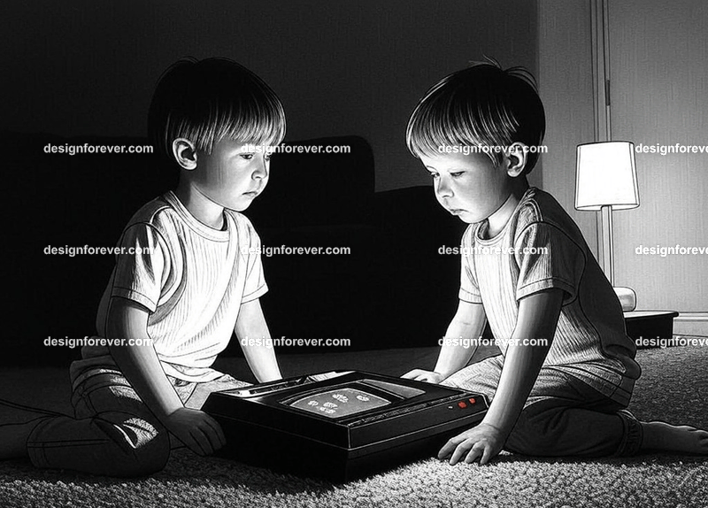 memories of being young and over at friend's house playing games atari 2600 with joysticks