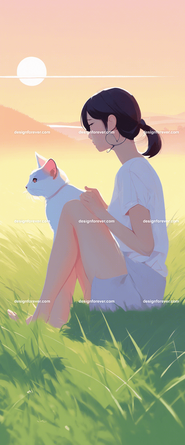 teen girl with a girl friend on tree branch of big old tree looking down at river