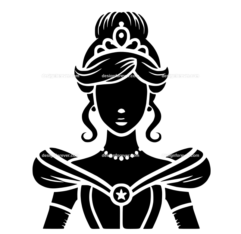 princess graphic logo