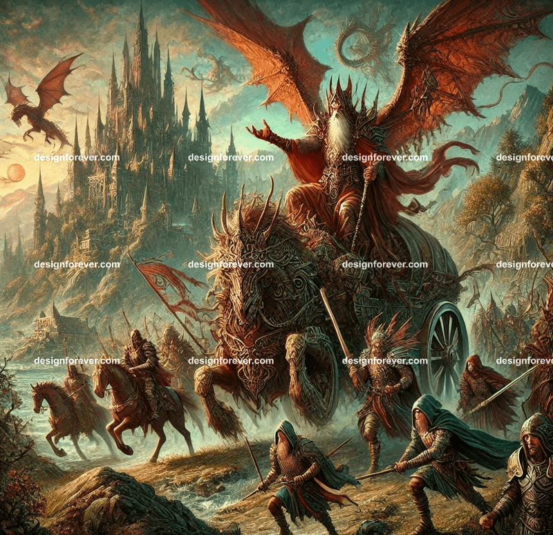 epic masterpiece of fantasy art