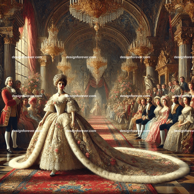 the queen enters