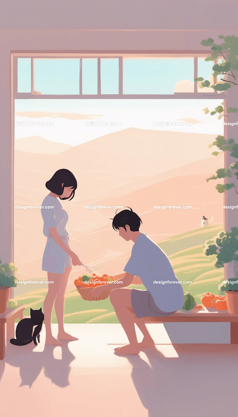 woman enjoying countryside