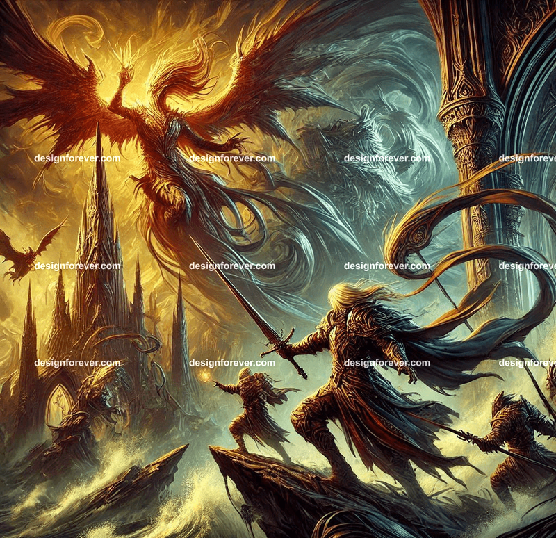 epic masterpiece of fantasy art