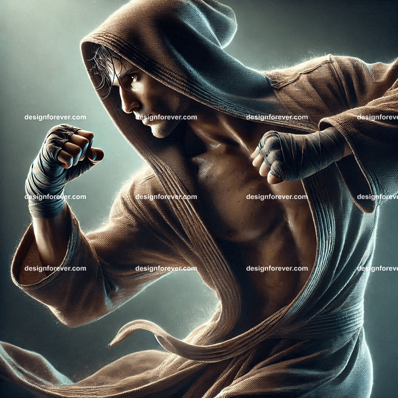 elite fighters defense pose