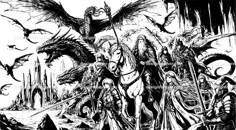 epic masterpiece of fantasy art