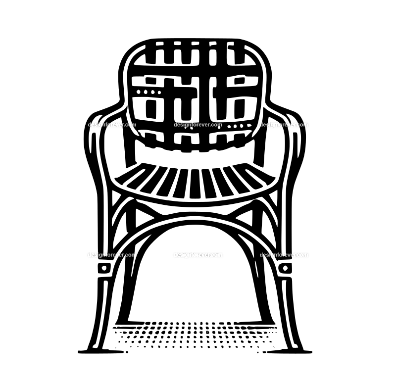the iron chair graphic logo