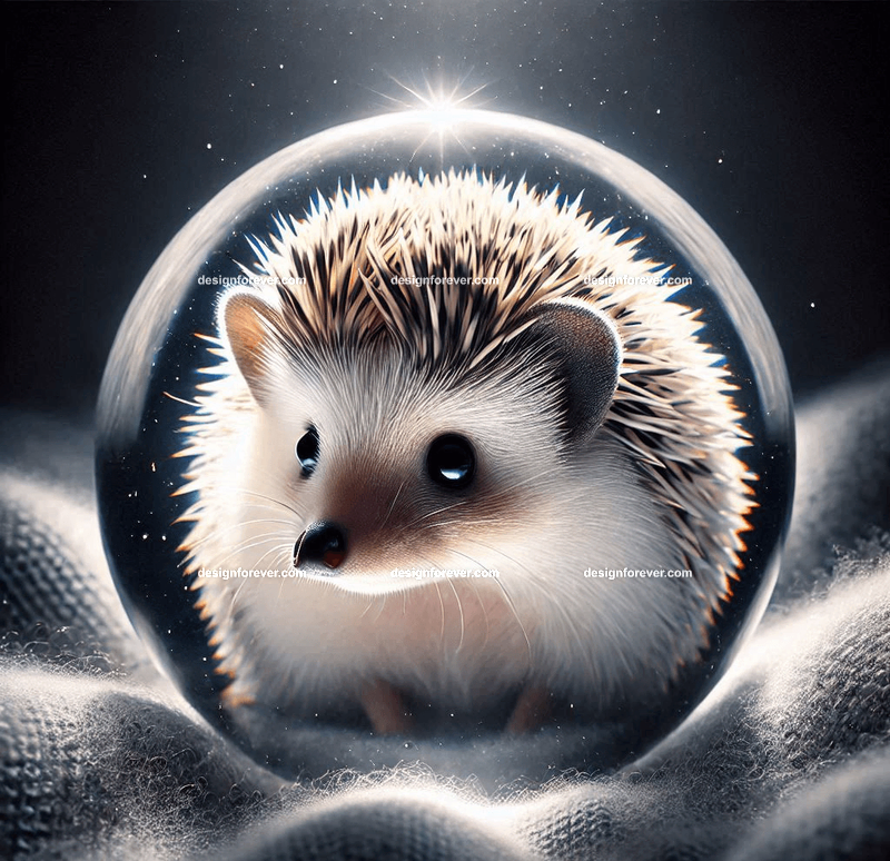 hedgehog in a crystal ball