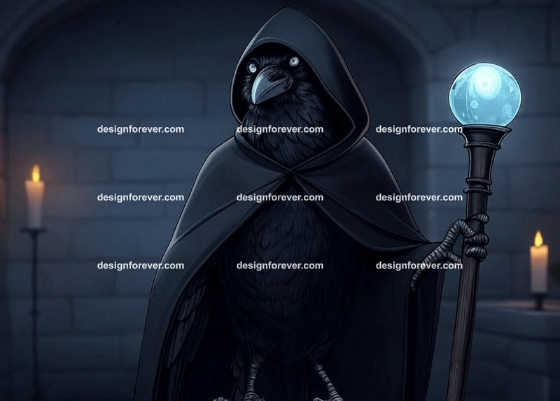 raven spell mage