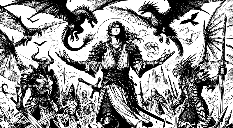 epic masterpiece of fantasy art