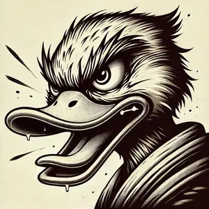 the angry duck