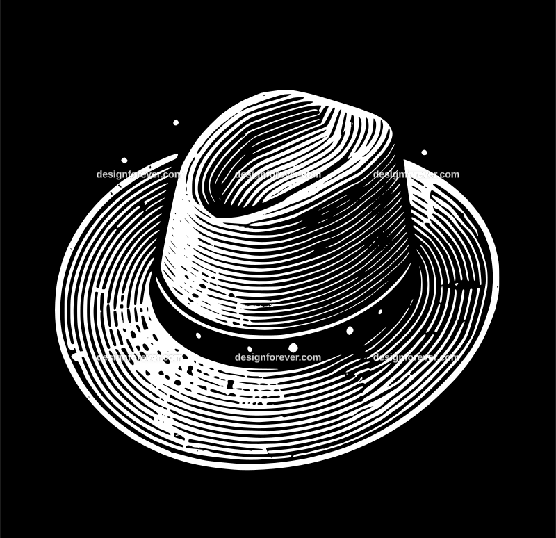 straw hat graphic logo