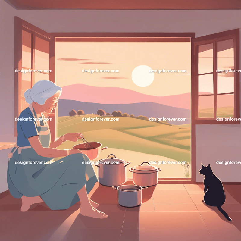 neighbors enjoying lunch under plum tree