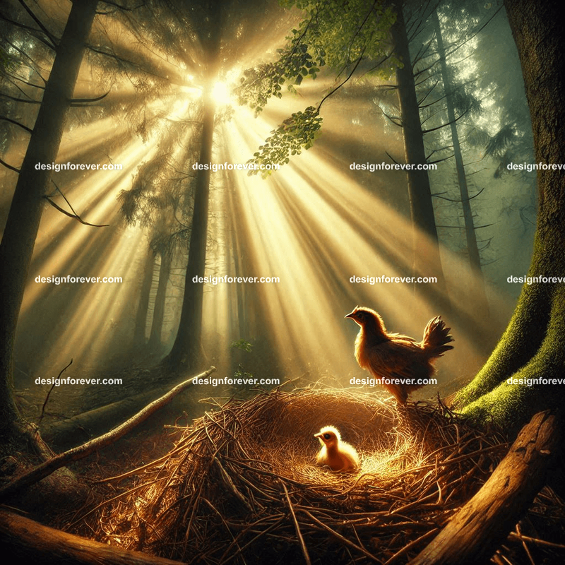 the birth of fowl in magical forest
