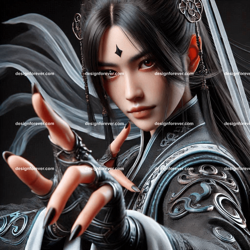 elite wuxia female warriors dressed in wuxia clothing with deadly finger touch