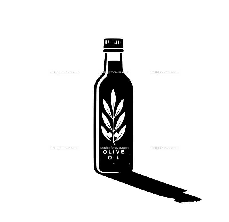 the olive oil bottle