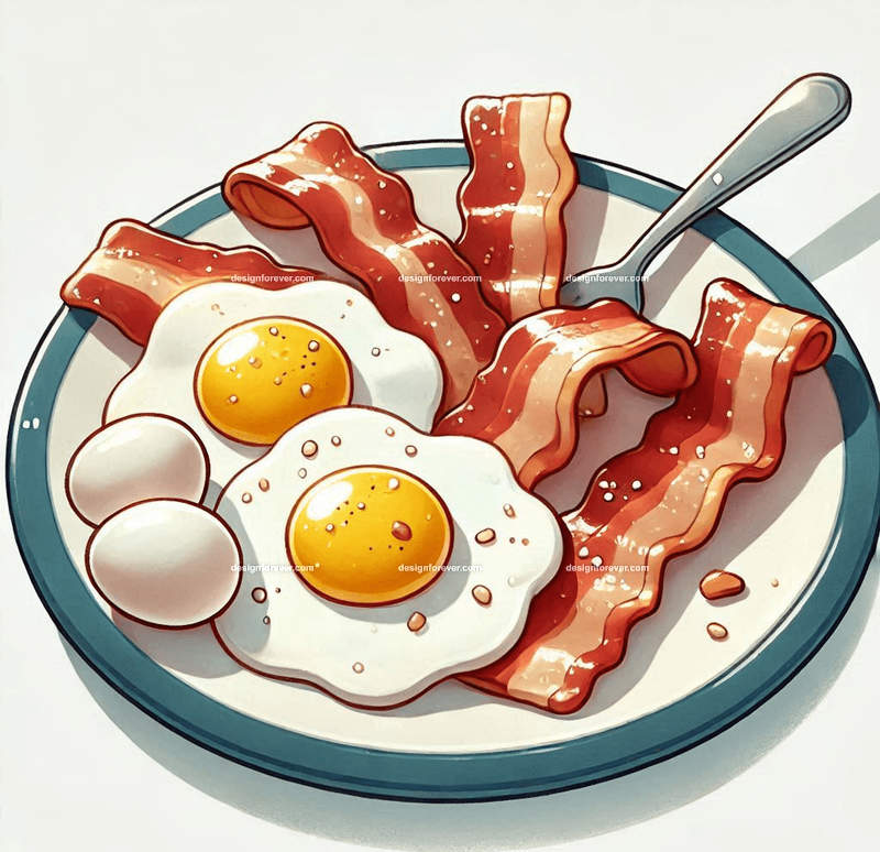 bacon and eggs