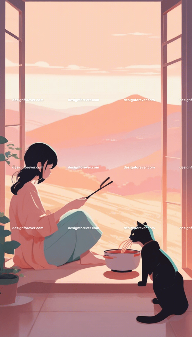 woman enjoying countryside