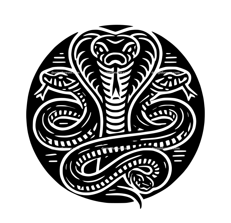 snake bit graphic logo