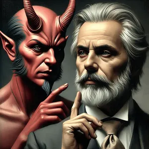 evil teacher and demon advisor