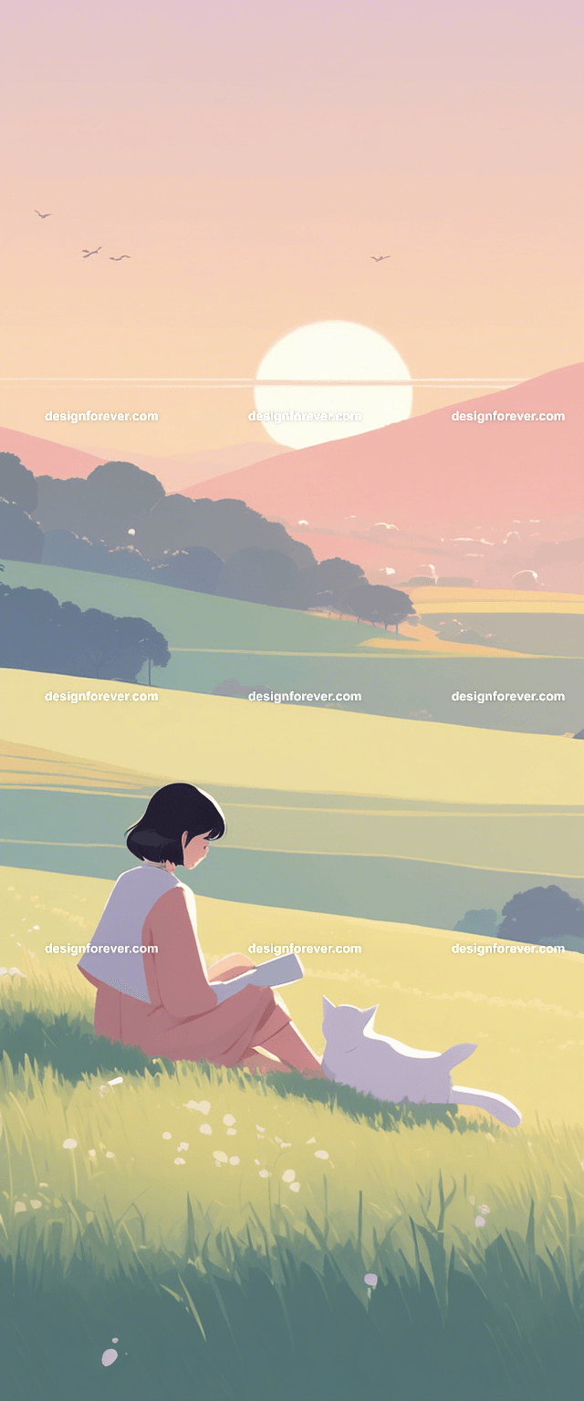 teen girl with a girl friend on tree branch of big old tree looking down at river