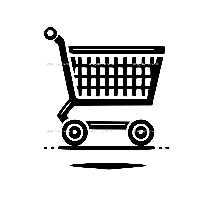 shopping cart graphic logo