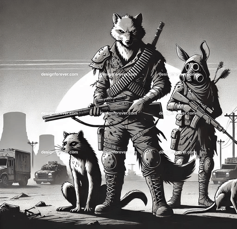 Animals as wasteland warriors