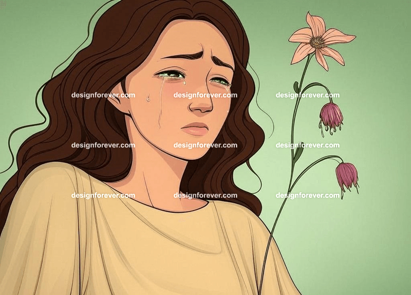 woman madly in love with man