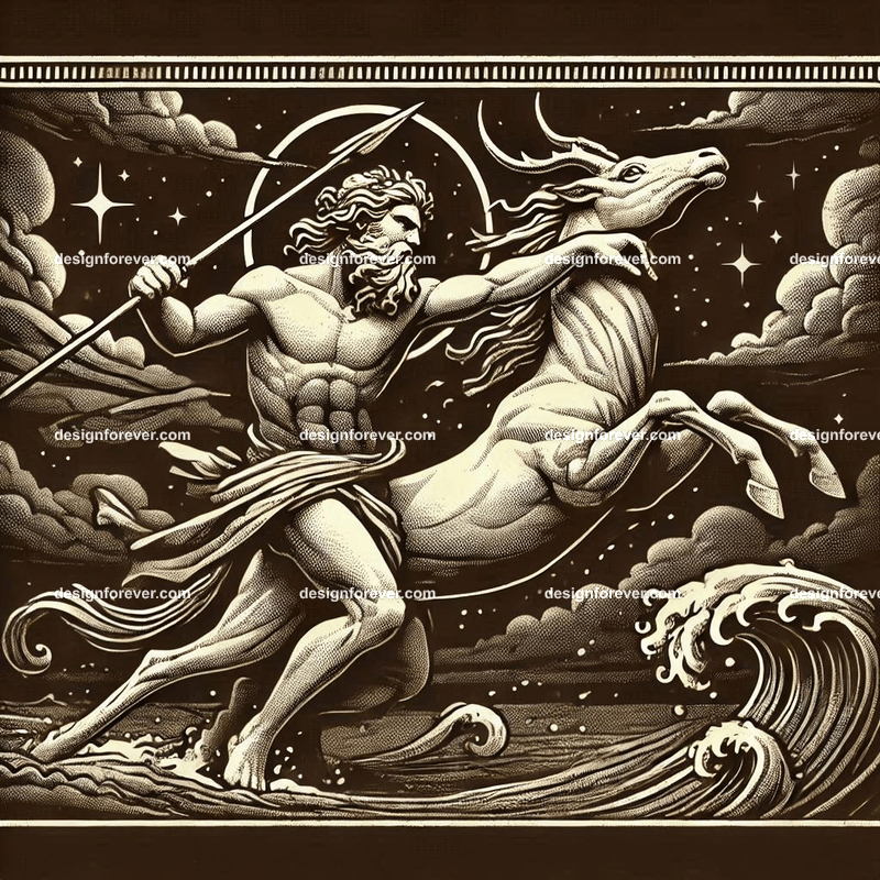 zeus capturing the golden hind of artemis