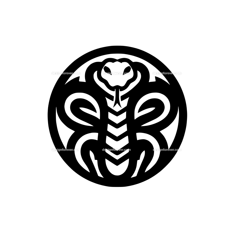 snake bit graphic logo