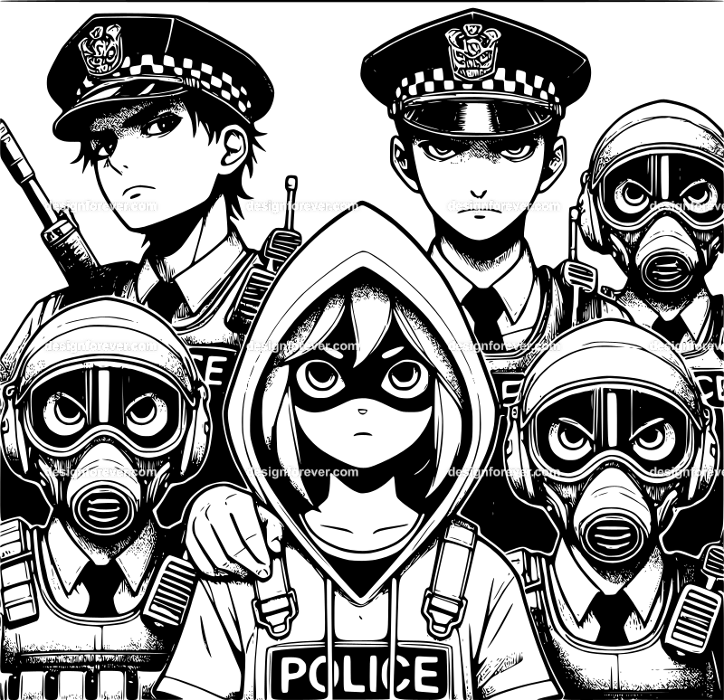 squid game tv show guards