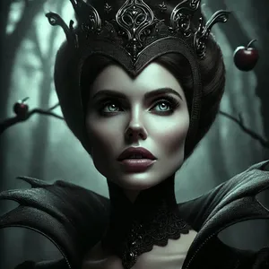 the evil queen in forest
