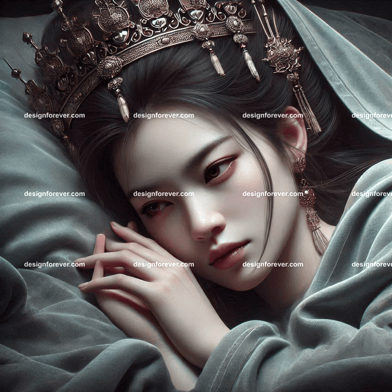 the evil queen in bed