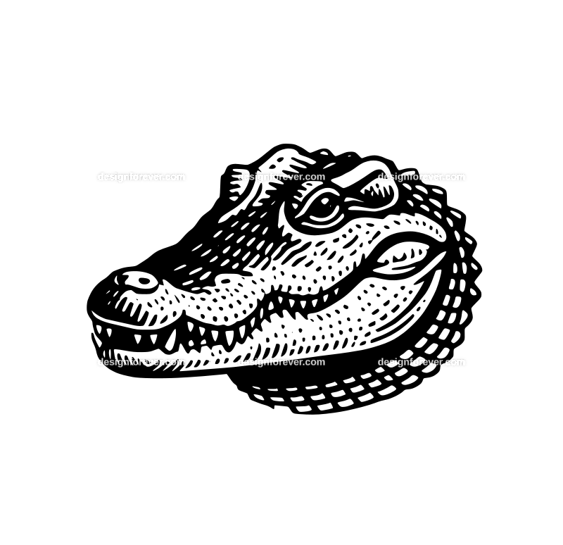 alligator graphic logo