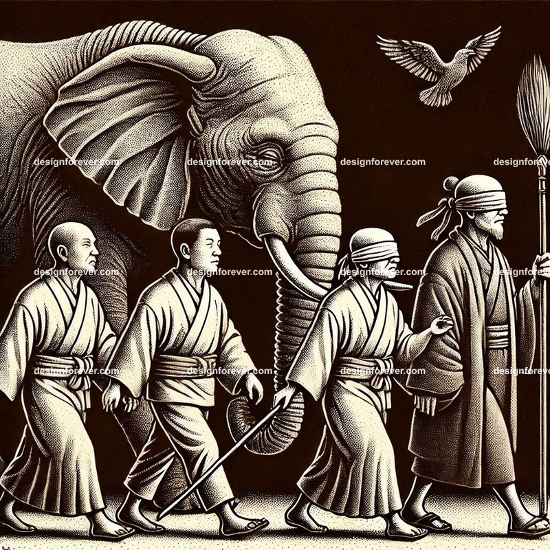 The Blind Men and the Elephant (盲人摸象)
