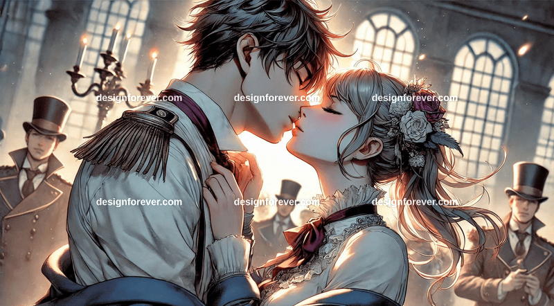 subtle romance between manga characters