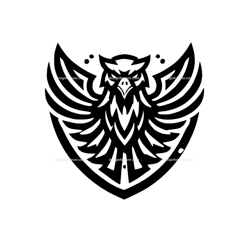 eagle crest graphic logo