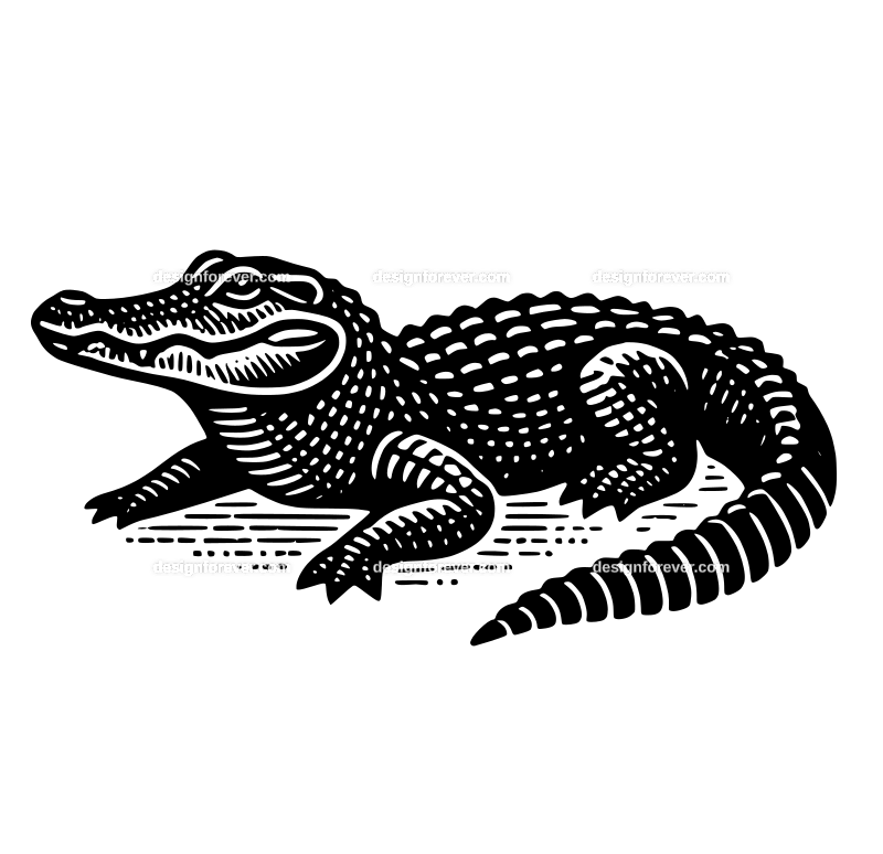 alligator graphic logo