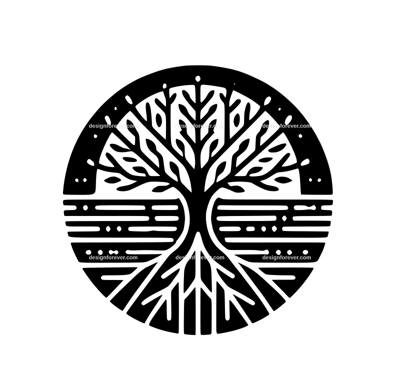 the tree graphic logo