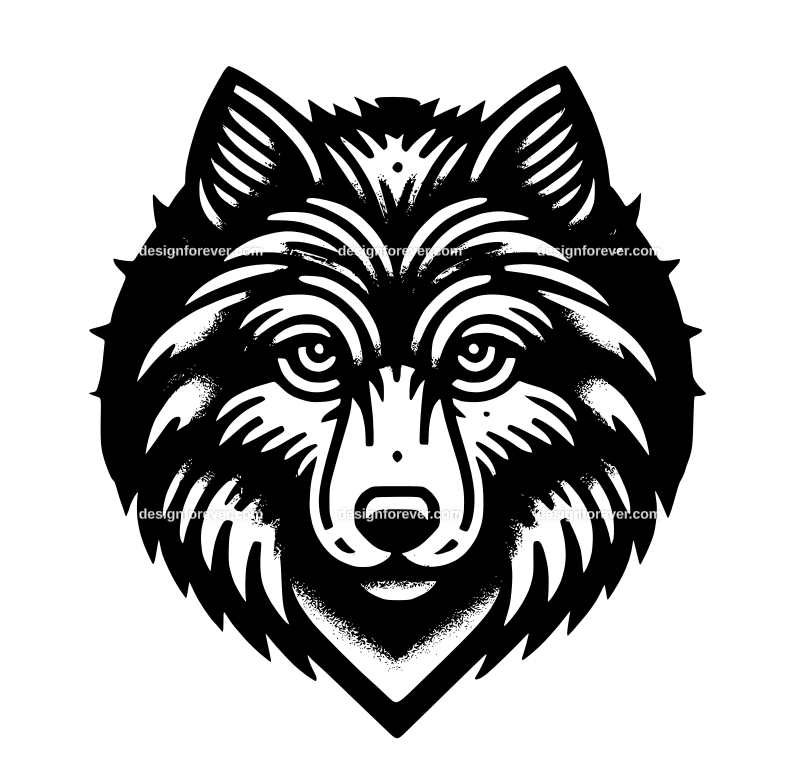 wolf graphic logo