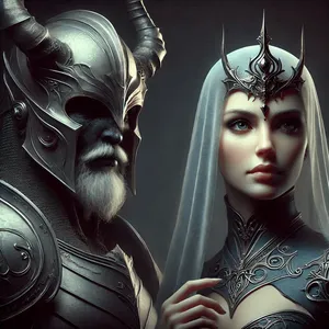 evil knight and demon advisor