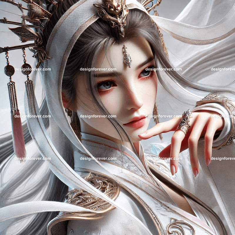 elite wuxia female warriors dressed in wuxia clothing with deadly finger touch