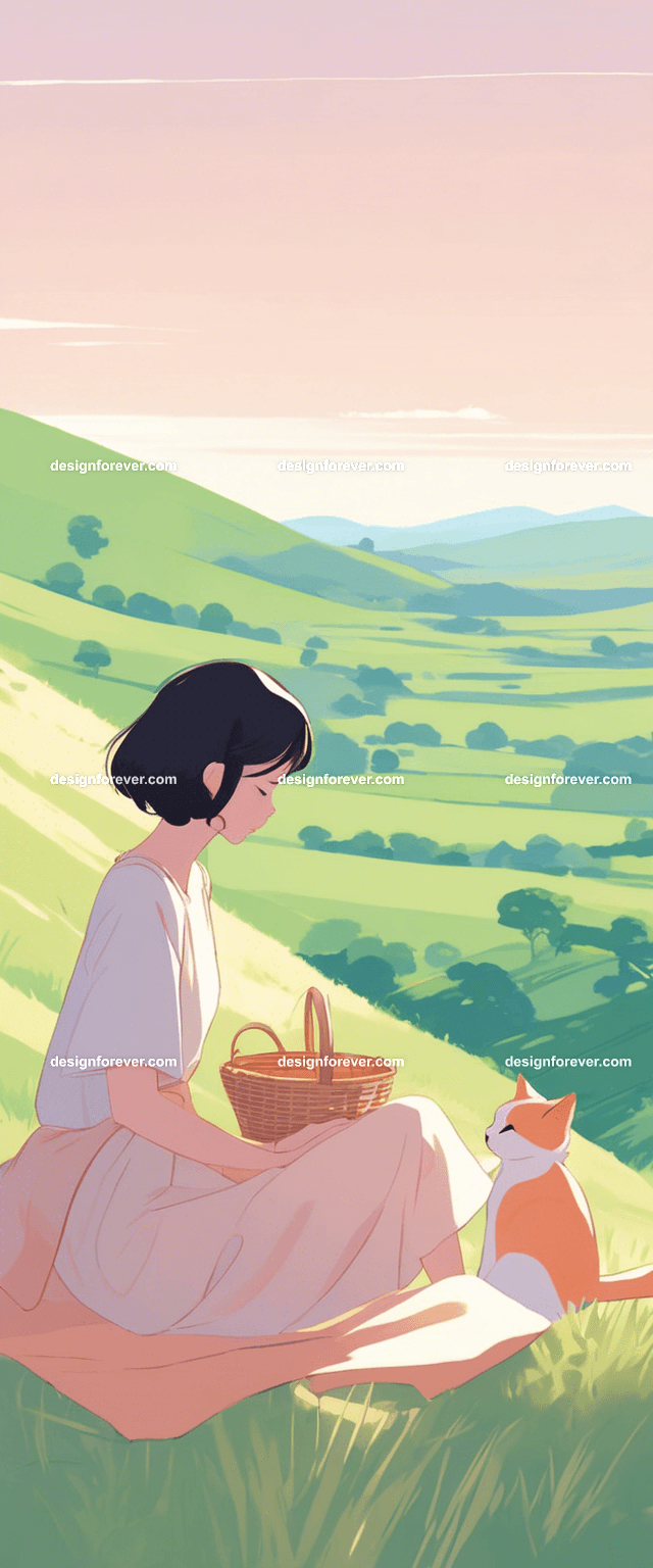 teen girl with a girl friend on tree branch of big old tree looking down at river