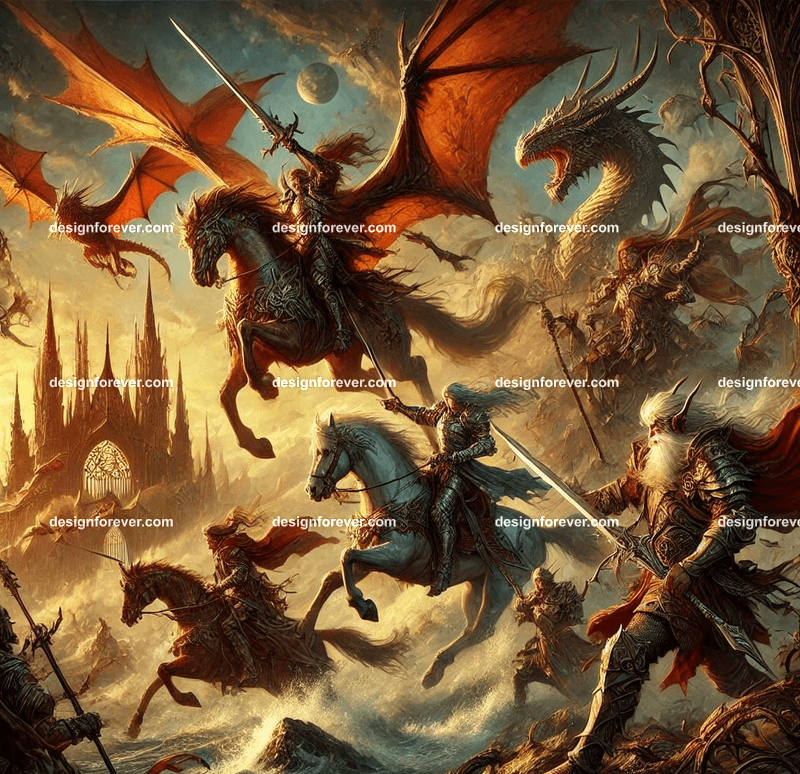 epic masterpiece of fantasy art