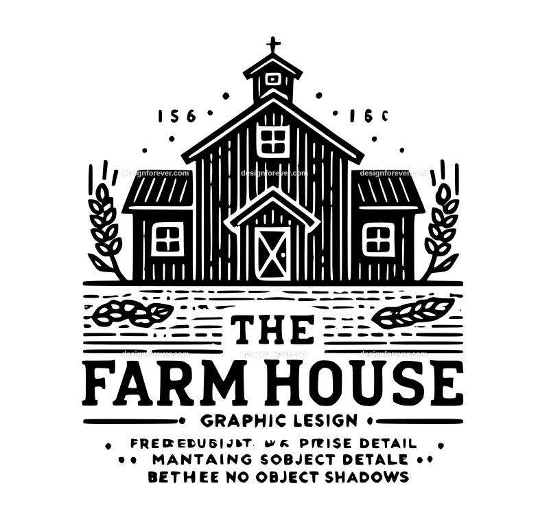 the farm house graphic logo