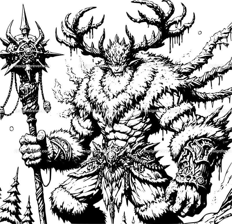 frost giant from rpg game