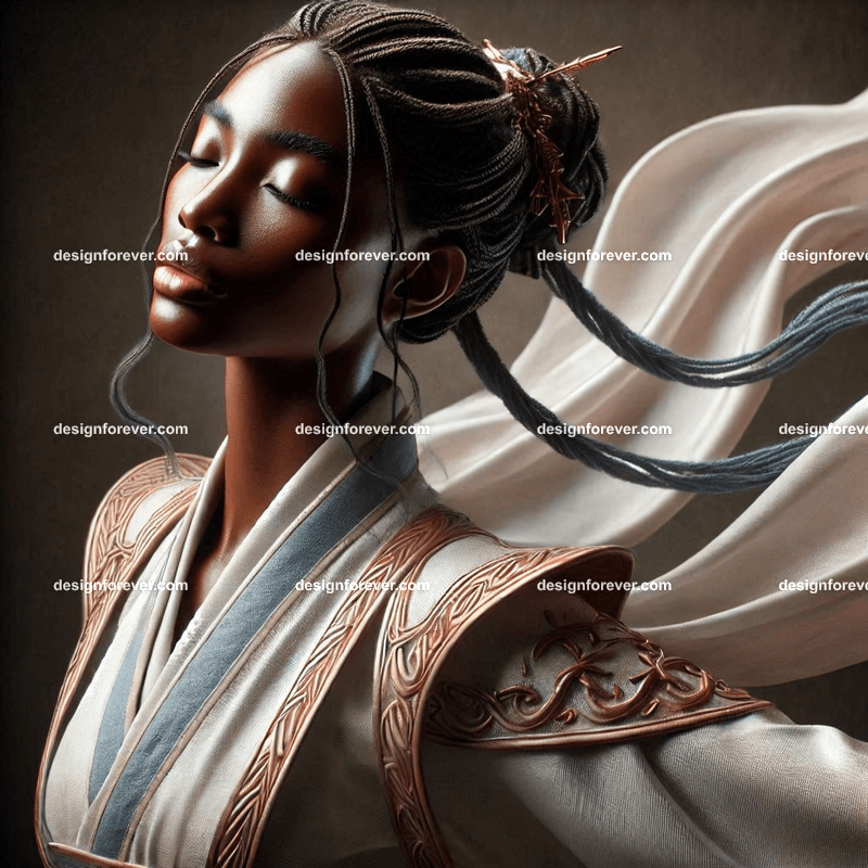 wuxia female in wuxia clothing