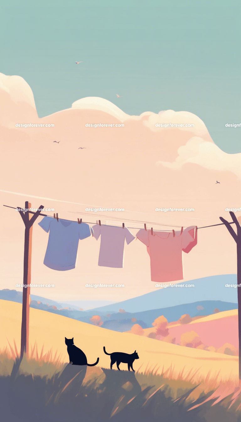 woman hanging clothes to dry