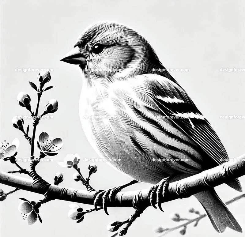 finch in different environments