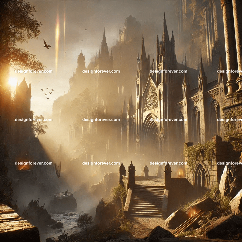 The siege of palace by orcs